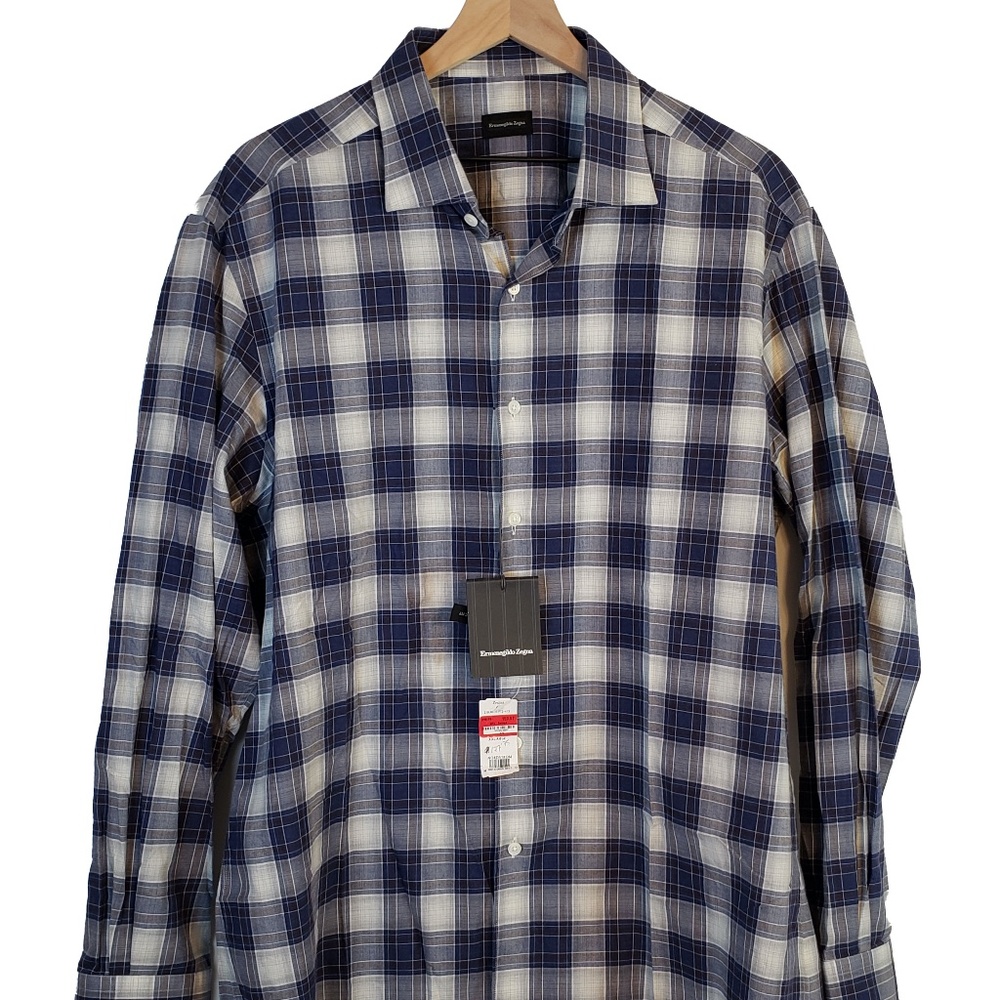 Ermenegildo Zegna 100% Cotton Casual Button Down